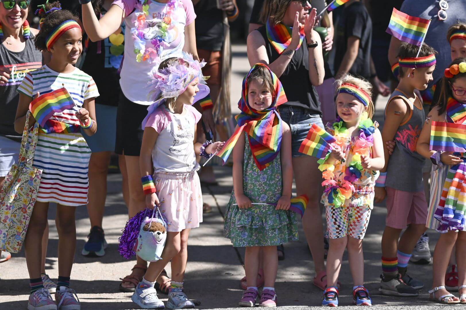 Children Pride Parade Rainbow