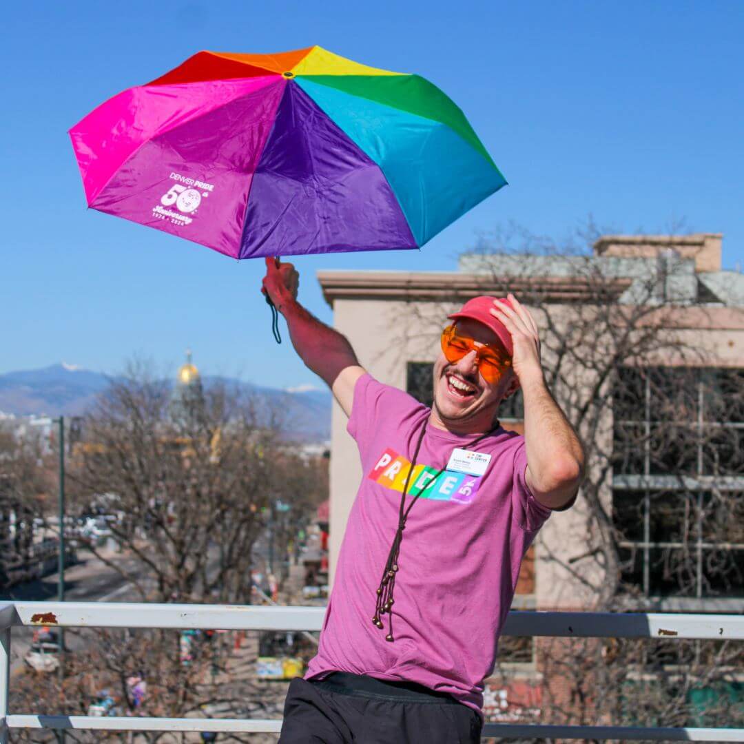 Denver Pride 50th Anniversary Umbrella