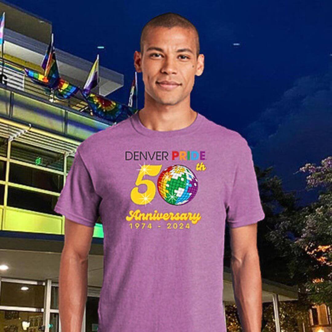 Denver Pride Mauve TShirt