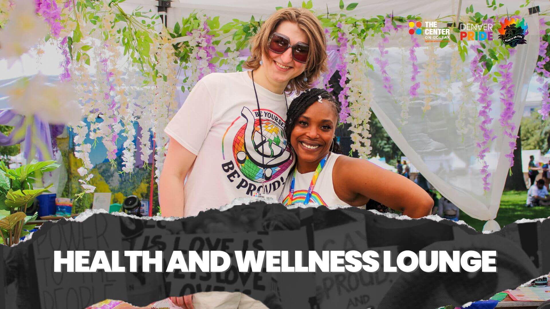 Health and Wellness Lounge at Denver Pride 2025